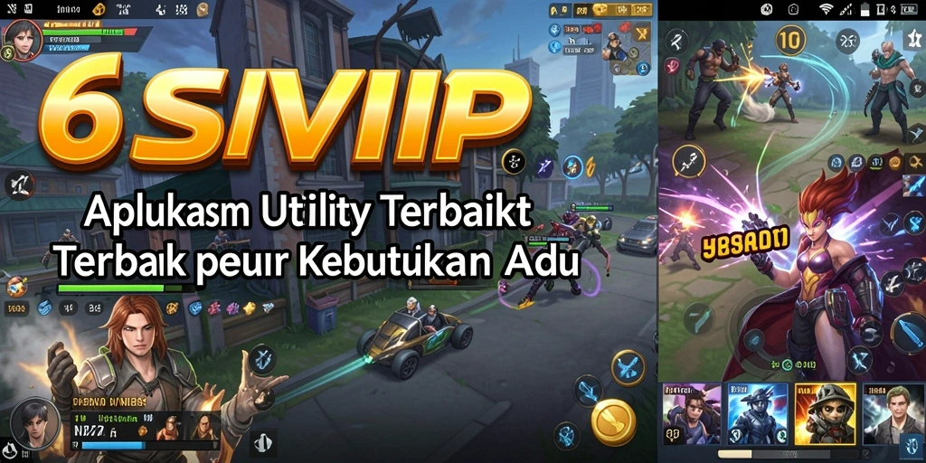 Screenshot utama 6SVIP menunjukkan antarmuka pengguna yang bersih dan fungsional.