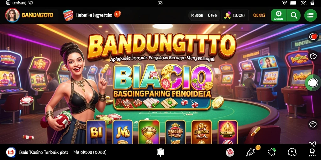 Tampilan menarik dari gameplay Kasino BANDUNGTOTO yang mendebarkan.