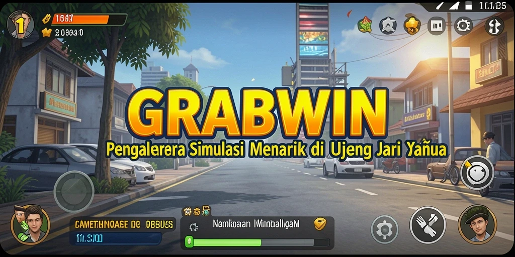 Tampilan grafis menakjubkan dari gameplay <strong>GRABWIN</strong> dalam simulasi yang mendalam.