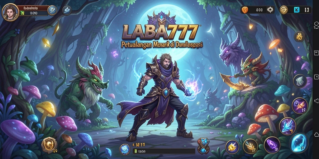 Tampilan gameplay menegangkan di dunia petualangan LABA777.