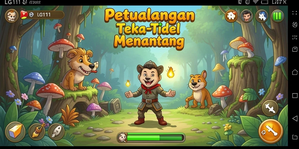 Tampilan gameplay LG111 menampilkan tantangan teka-teki yang seru dan menarik.