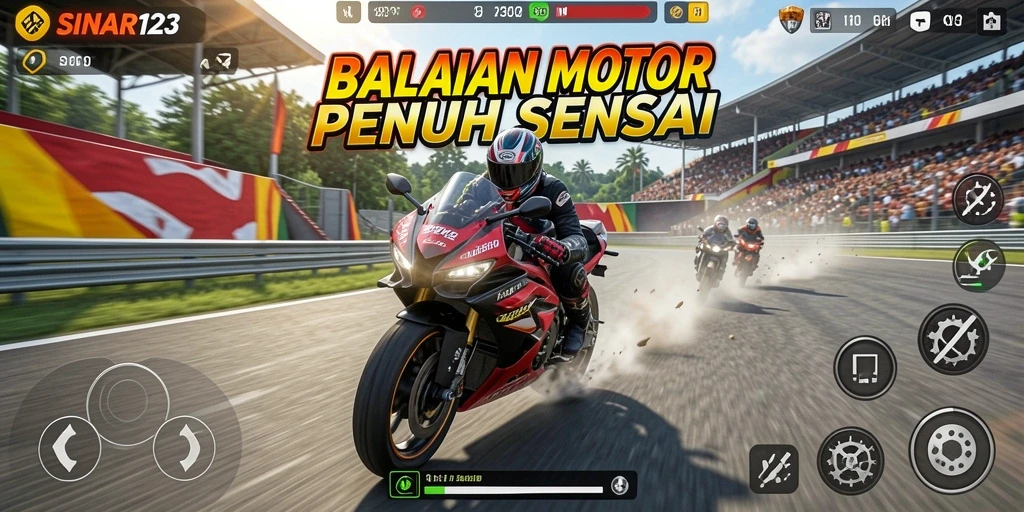 Gameplay seru balapan motor di SINAR123 yang memukau.